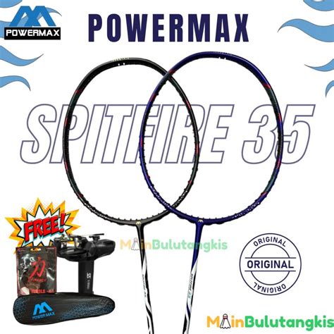 Jual Raket Badminton Powermax Spitfire 35 Original Shopee Indonesia