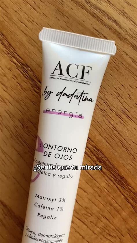 Crema Contorno De Ojos Acf By Dadatina M Mercadolibre