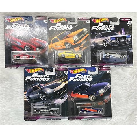 Hot Wheels Fast Furious Fast Rewind 5 Piece Set Shopee Philippines