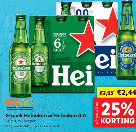 Heineken Flesje Bier Folder Aanbieding Bij Lidl Details