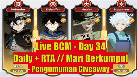 LIVE Pengundian Giveaway Persiapan Squad Arena Review Akun