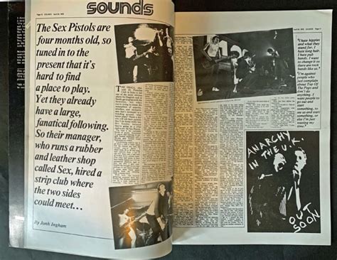 Sex Pistols Scrapbook By Ray Stevenson 1977 Withdrawn 1st Edition Pleasures Of Past Times