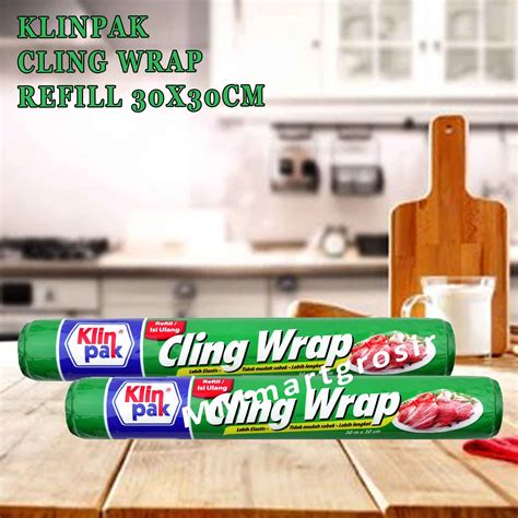 Klinpak Cling Wrap Refill 30x30cm Lazada Indonesia