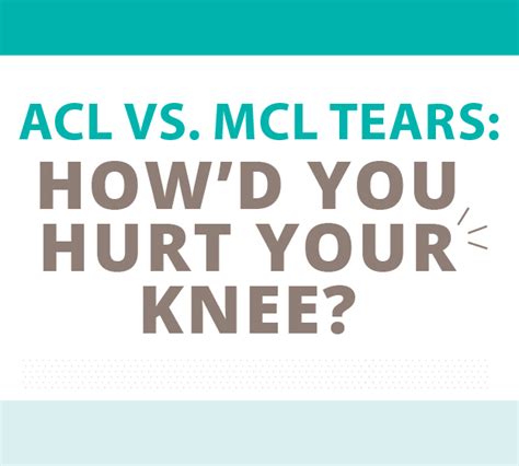 ACL vs. MCL Tears