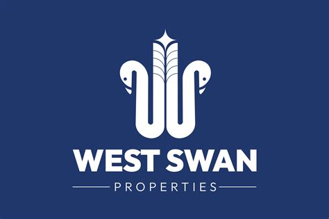 swan properties logo design, real estate logo design vector pro ...