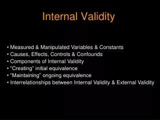 Ppt Social Interaction Threats To Internal Validity Powerpoint