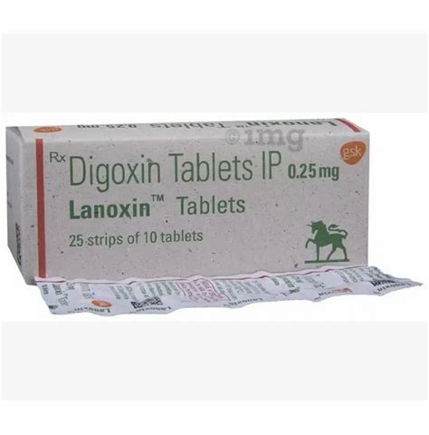 Lanoxin Mg Tab Digoxin At Rs Stripe Digoxin Tablet In