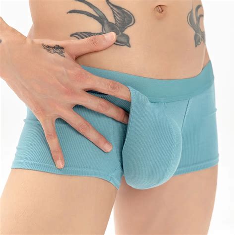 Sexy Madol Boxers Shorts Para Homens Calcinhas Engra Adas Masculino Gay Penis Pouch Jockstrap