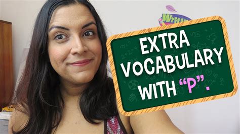 Aprende En Ingl S Vocabulario Extra Con La Letra P Youtube