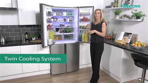 Rq562n4ac1 Hisense 4 Door Fridge Freezer Review Youtube