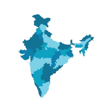 Premium Vector Vector All State Map Of India