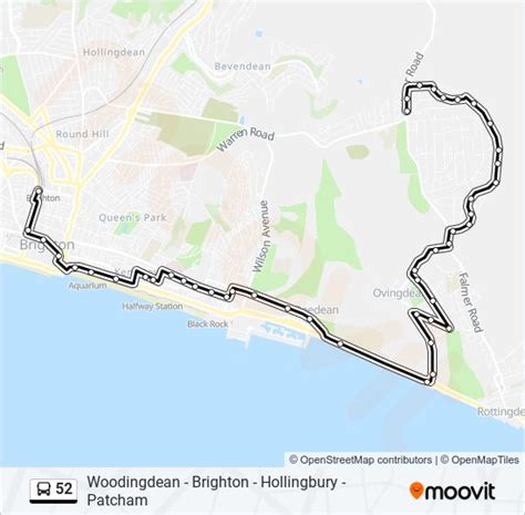 52 Route Schedules Stops Maps Brighton Updated