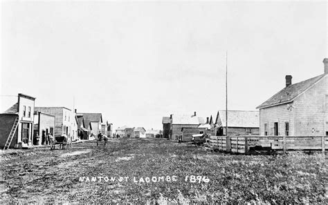 Early scene in Lacombe 1896. Lacombe, AB | Kansas, Lacombe, Leavenworth