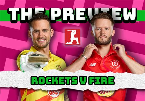 Trent Rockets V Welsh Fire The Hundred Men S Match Preview The