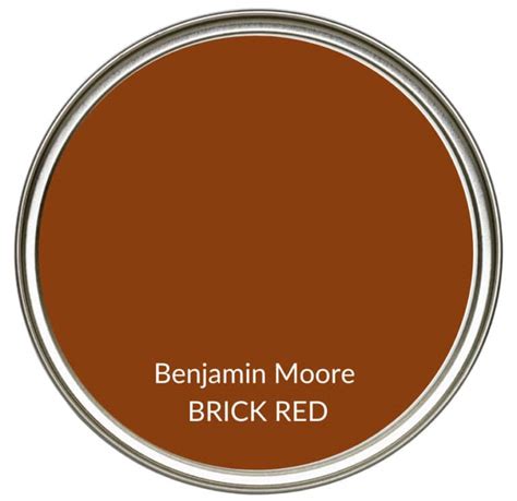 Best farmhouse country rust, red paint colour, Benjamin Moore Brick Red ...