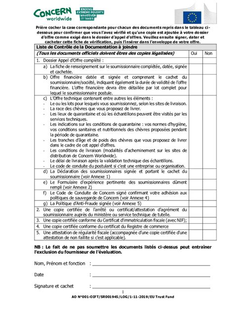 Fillable Online Nom Prnom Et Fonction Date Signature Et Cachet