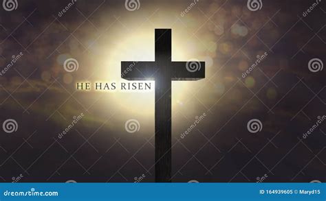 Easter Background with Jesus Christ Cross Stock Image - Image of ...