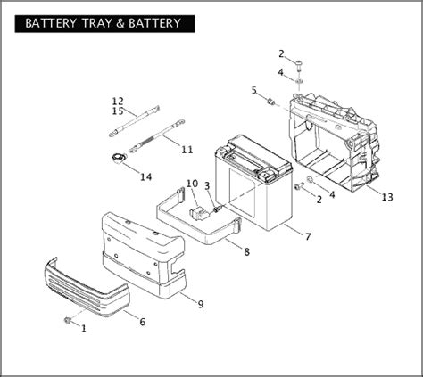 Bunbury Ktm Dyna Super Glide Custom Fxdc 2010 Battery Tray And Battery