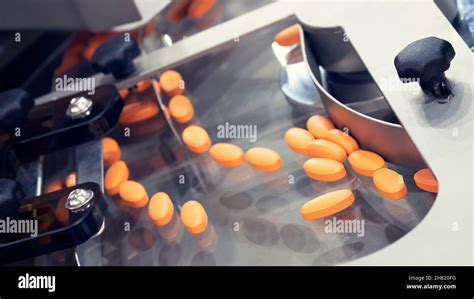 Pharmaceutical Production Line Production Of Tablets Or Vitamins