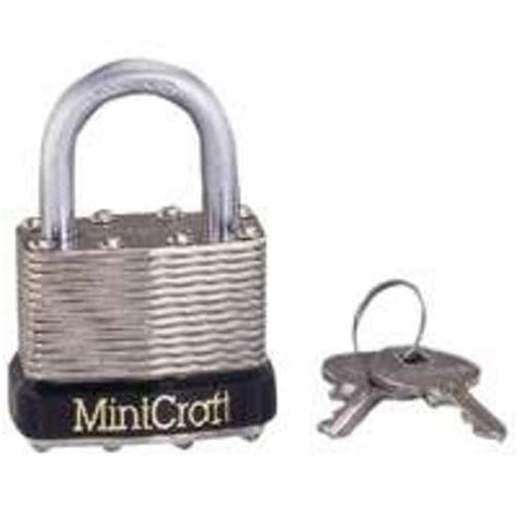 ProSource Padlock, Keyed Alike Key, Standard Shackle, 1/4 (6.3) in (mm ...