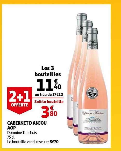 Promo Cabernet D Anjou Aop Chez Auchan ICatalogue Fr