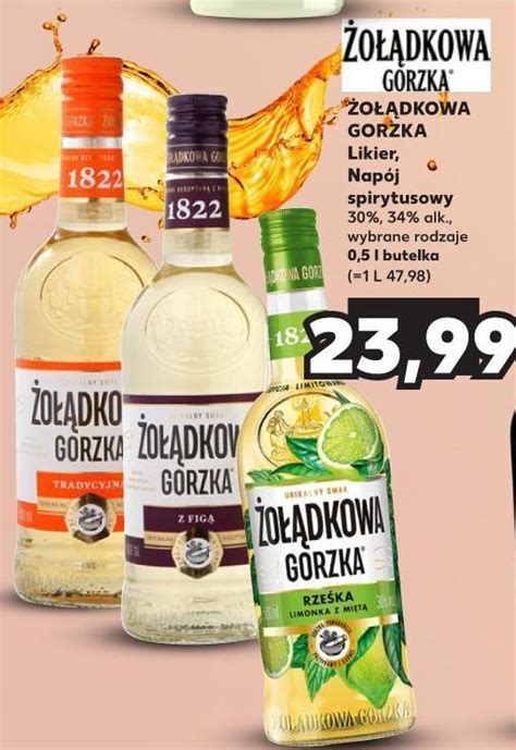 Promocja Wódka żołądkowa gorzka tradycyjna w Kaufland