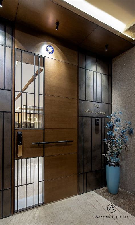 Luxury living Design by : Amazing Interiors | Main entrance door design ...