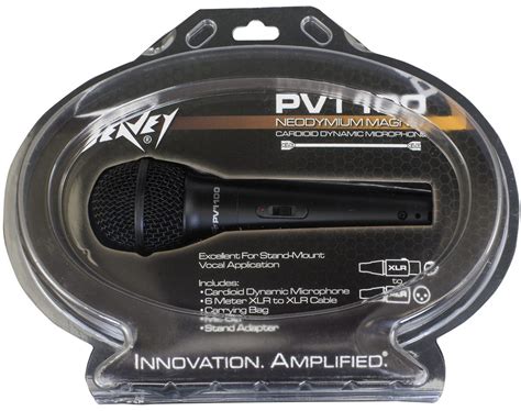 Audiopro Peavey Pvi Black Xlr Dinami Ki Vokalni Mikrofon S Kabelom