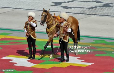 Turkmen President Photos And Premium High Res Pictures Getty Images