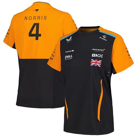 Lando Norris McLaren F1 Team Castore Women's 2024 Driver Set Up T-Shirt ...