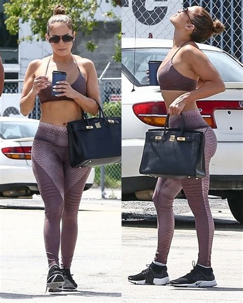 Jennifer Lopez Flaunts Her Toned Figure In A Stylish Bra Top As She