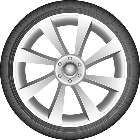 Car Tyre Clipart Design Illustration 9380151 Png