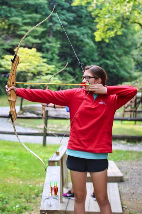 Summer Camp Archery Bow And Arrow Shooting Rockbrook Camp