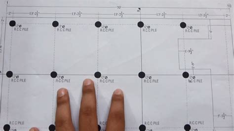 Pile Foundation Plan Drawing