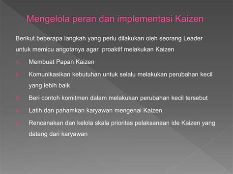 Kaizen Untuk 5r Ppt