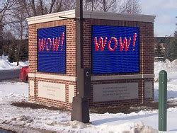 Outdoor Electronic Signs | Programmable, Scrolling | Electronic Message ...