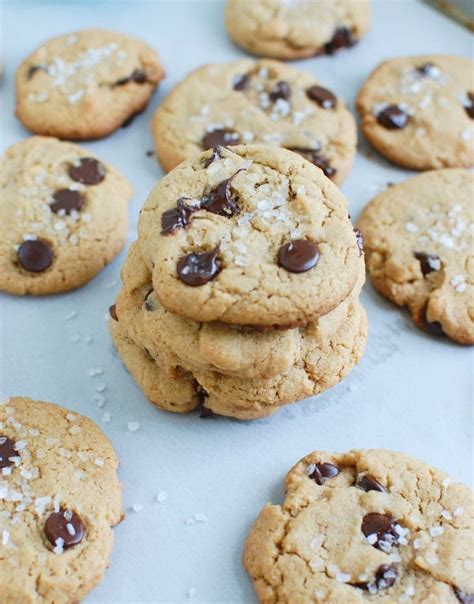 Sea Salt Chocolate Chip Cookies - A Cedar Spoon