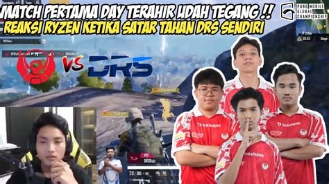 Reaksi Ryzen Lihat Satar Nahan Drs Tegang Btr Rv Vs Drs Di Sanhok