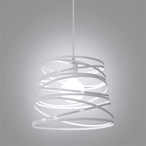 Suspension Luminaire Moderne Lustre Salon Industrielle Spirale En