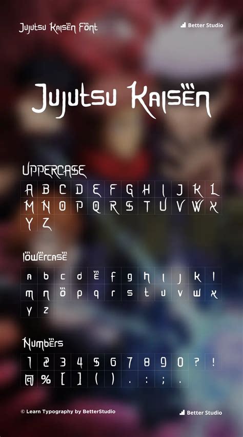 Jujutsu Kaisen Font: Download Free Font & Logo