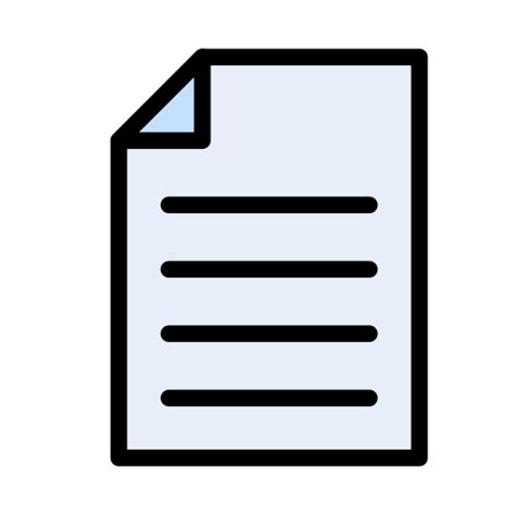 Document Vector Stall Lineal Color Icon