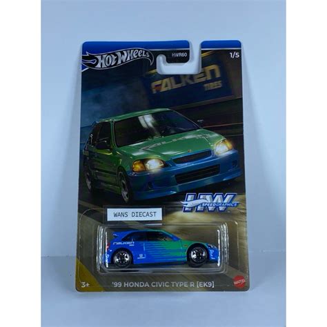 Hot Wheel HW Speed Graphics 99 Honda Civic Type R EK9 Falken JDM 2024