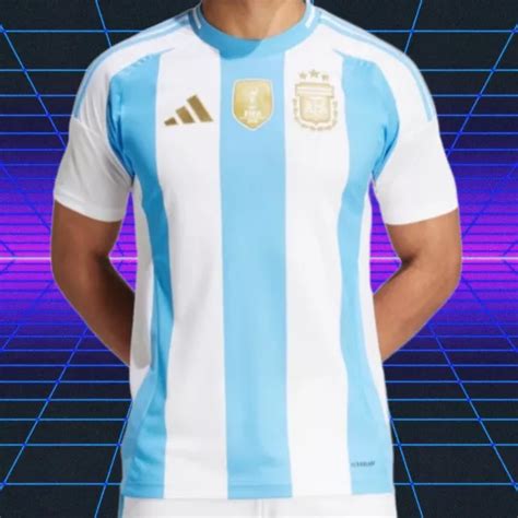 Argentina National Team Home Football Jersey Copa America Size