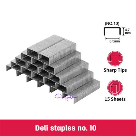 Jual Isi Staples No Isi Stapler Kecil Ukuran Refill Stapler Hd