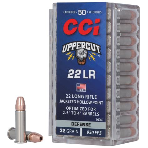 CCI Uppercut 22LR 32gr Hollow Point Ammunition | 50 Rounds | KYGUNCO