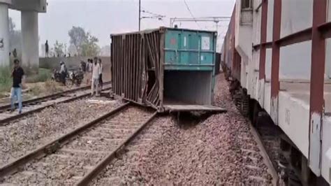 Indian Railways Rail Traffic Hit On Ambala Delhi Route As Goods Train