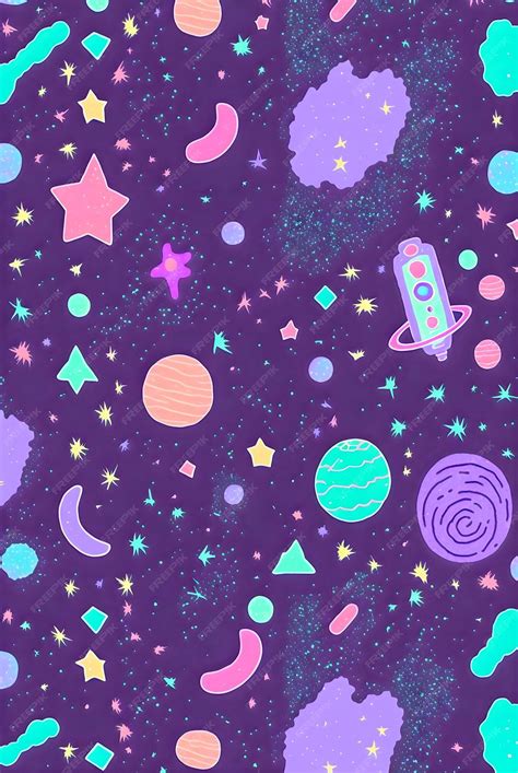 Premium Photo | Dark Purple Space Galaxy illustration