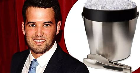 towie star ricky rayment hit  flying ice bucket    jess