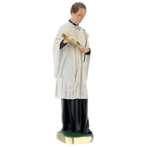 San Luigi Gonzaga 30 Cm Statua Gesso Dipinta A Mano Arte Barsanti