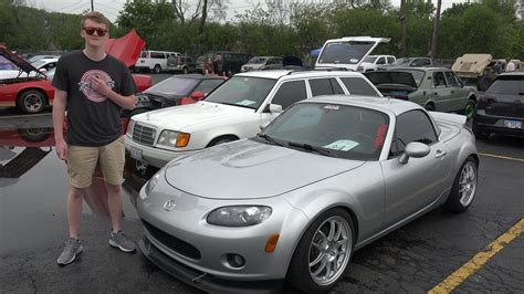 2007 Mazda MX5 Miada - Convertible Happyness - Lyons Township Car Show - YouTube